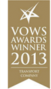 VOWS AWARDS WINNER 2013